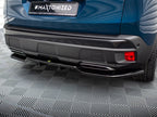 Maxton Design - CENTRAL REAR SPLITTER (VERTICAL BARS) PEUGEOT 3008 GT-LINE MK2 FACELIFT