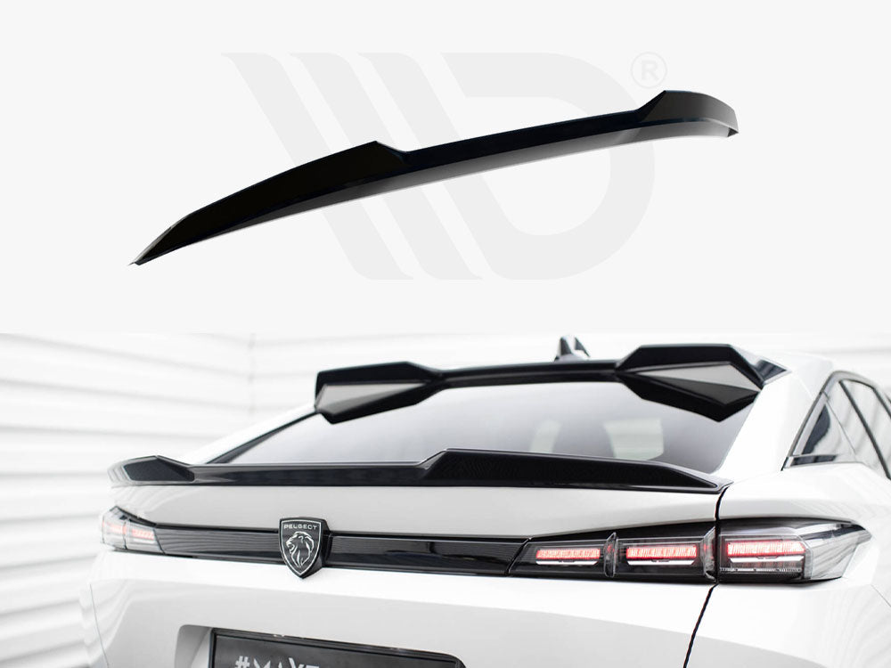 Maxton Design - LOWER SPOILER CAP 3D PEUGEOT 408 MK1