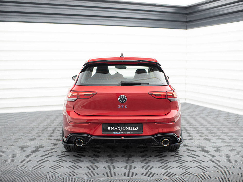 Maxton Design - REAR VALANCE + EXHAUST ENDS IMITATION VOLKSWAGEN GOLF GTE MK8