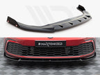 Maxton Design - FRONT SPLITTER V.3 + FLAPS VOLKSWAGEN GOLF GTI / GTE / R-LINE MK8