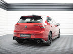 Maxton Design - REAR SIDE SPLITTERS V.2 + FLAPS VOLKSWAGEN GOLF GTI / GTE MK8