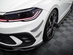 Maxton Design - FRONT BUMPER WINGS (CANARDS) VOLKSWAGEN POLO GTI MK6 FACELIFT
