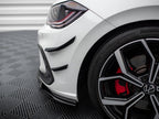 Maxton Design - FRONT BUMPER WINGS (CANARDS) VOLKSWAGEN POLO GTI MK6 FACELIFT