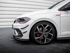 Maxton Design - FRONT BUMPER WINGS (CANARDS) VOLKSWAGEN POLO GTI MK6 FACELIFT