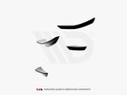 Maxton Design - FRONT BUMPER WINGS (CANARDS) VOLKSWAGEN POLO GTI MK6 FACELIFT