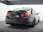 Maxton Design - REAR VALANCE V.2 BMW 5 M-PACK F10 (VERSION WITH DOUBLE EXHAUST ON ONE SIDE)