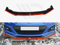 Maxton Design - Front Splitter V.5 Subaru BRZ Mk1 Facelift (BLACK AND RED)