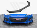 Maxton Design - Street PRO Front Splitter V.1 + Flaps Subaru BRZ Mk1 Facelift