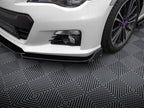 Maxton Design - FRONT SPLITTER V.1 + FLAPS SUBARU BRZ