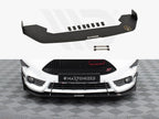 Maxton Design - Front racing splitter Fiesta MK7 ST facelift (With wings)