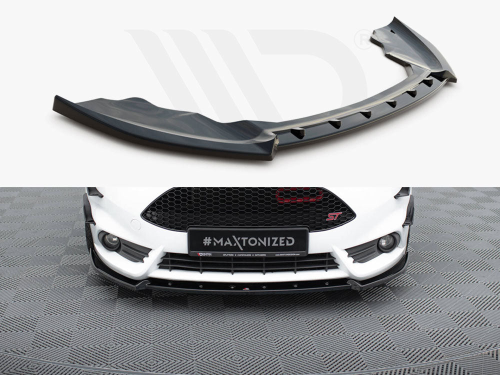 Maxton Design - Front Splitter V.4 Ford Fiesta ST Mk7 Facelift