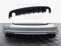 Maxton Design - REAR VALANCE AUDI A5 S-LINE COUPE / SPORTBACK 8T FACELIFT (VERSION WITH SINGLE EXHAUSTS ON BOTH SIDES)