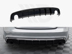 Maxton Design - REAR VALANCE AUDI A5 S-LINE COUPE / SPORTBACK 8T FACELIFT (VERSION WITH SINGLE EXHAUSTS ON BOTH SIDES)