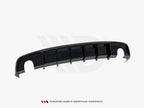 Maxton Design - REAR VALANCE AUDI A5 S-LINE COUPE / SPORTBACK 8T FACELIFT (VERSION WITH SINGLE EXHAUSTS ON BOTH SIDES)