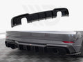 Maxton Design - REAR VALANCE AUDI A3 S-LINE SPORTBACK 8V FACELIFT (VERSION WITH SINGLE EXHAUSTS ON BOTH SIDES)