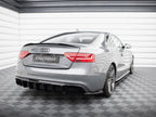 Maxton Design - Rear Valance Audi A5 Coupe 8T Facelift (Version with dual exhausts on one side)