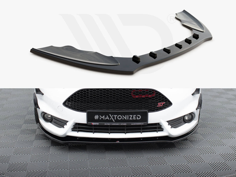 Maxton Design - FRONT SPLITTER V.1 FIESTA MK7 ST FACELIFT 2013-2017