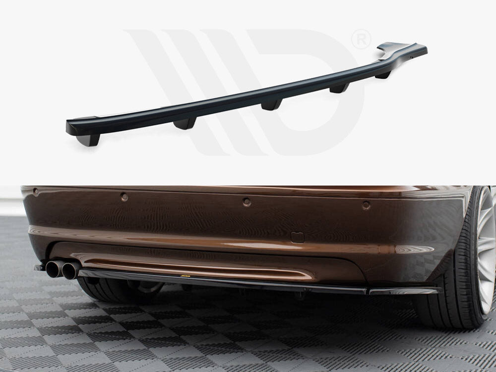 Maxton Design - Central Rear Splitter (Vertical Bars) BMW 3 E46 Coupe M-Pack
