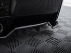 Maxton Design - Central Rear Splitter (Vertical Bars) + Rear Side Splitters Chevrolet Corvette C7