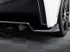 Maxton Design - Central Rear Splitter (Vertical Bars) + Rear Side Splitters Chevrolet Corvette C7