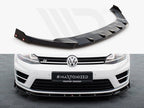 Maxton Design - Front Splitter V.5 + Flaps Volkswagen Golf R / R-Line Mk7