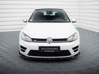 Maxton Design - Front Splitter V.5 + Flaps Volkswagen Golf R / R-Line Mk7