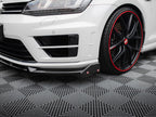 Maxton Design - Front Splitter V.5 + Flaps Volkswagen Golf R / R-Line Mk7