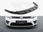Maxton Design - Front Splitter V.6 Volkswagen Golf R / R-Line Mk7