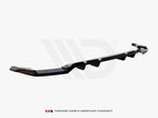 Maxton Design - Central Rear Splitter (Vertical Bars) Audi SQ8 / Q8 S-Line Mk1 Facelift