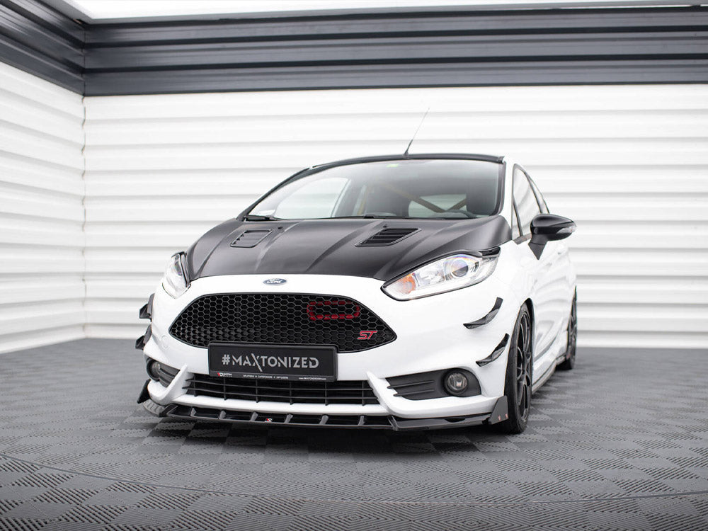 Maxton Design - FRONT SPLITTER V.6 + FLAPS FORD FIESTA ST MK7 FACELIFT