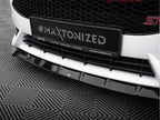 Maxton Design - FRONT SPLITTER V.6 + FLAPS FORD FIESTA ST MK7 FACELIFT