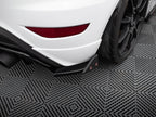Maxton Design - REAR SIDE SPLITTERS V.3 + FLAPS FORD FIESTA ST MK7 FACELIFT