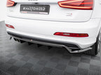 Maxton Design - Rear Splitter (Vertical Bars) Audi Q3 S-Line 8U