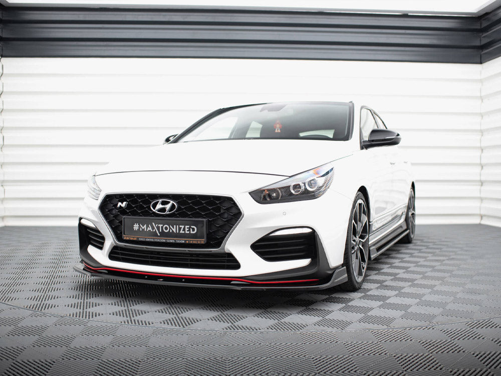 Maxton Design - FRONT SPLITTER V.3 HYUNDAI I30 N MK3 HATCHBACK/ FASTBACK (2017-)