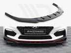 Maxton Design - FRONT SPLITTER V.4 HYUNDAI I30 N MK3 HATCHBACK/ FASTBACK (2017-)