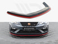Maxton Design - Front Splitter V.3 Seat Leon Cupra / FR Mk3 FL