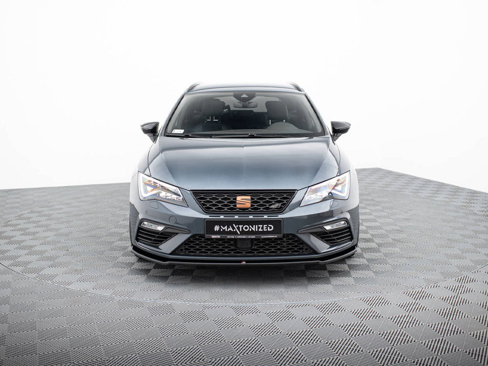 Maxton Design - FRONT SPLITTER V.2 SEAT LEON MK 3.5 CUPRA/FR (2017-2020)