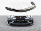 Maxton Design - FRONT SPLITTER V5 SEAT LEON CUPRA/ FR MK3 FACELIFT (2017-2019)