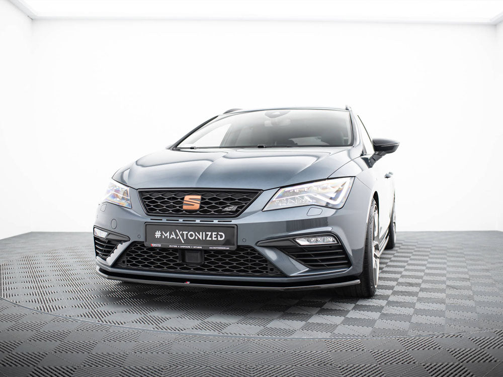 Maxton Design - FRONT SPLITTER V5 SEAT LEON CUPRA/ FR MK3 FACELIFT (2017-2019)