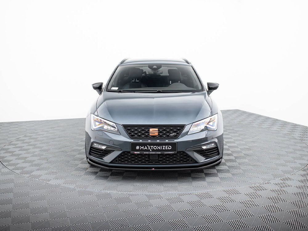 Maxton Design - FRONT SPLITTER V7 SEAT LEON CUPRA/ FR MK3 FACELIFT (2017-2019)