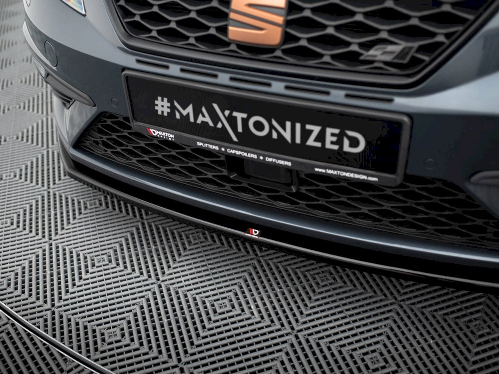 Maxton Design - FRONT SPLITTER V7 SEAT LEON CUPRA/ FR MK3 FACELIFT (2017-2019)
