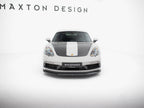 Maxton Design - Front Splitter V.1 Porsche 718 Cayman GTS 982c