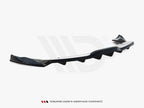 Maxton Design - Rear Splitter (Vertical Bars) V.2 Tesla Model X Mk1 Facelift