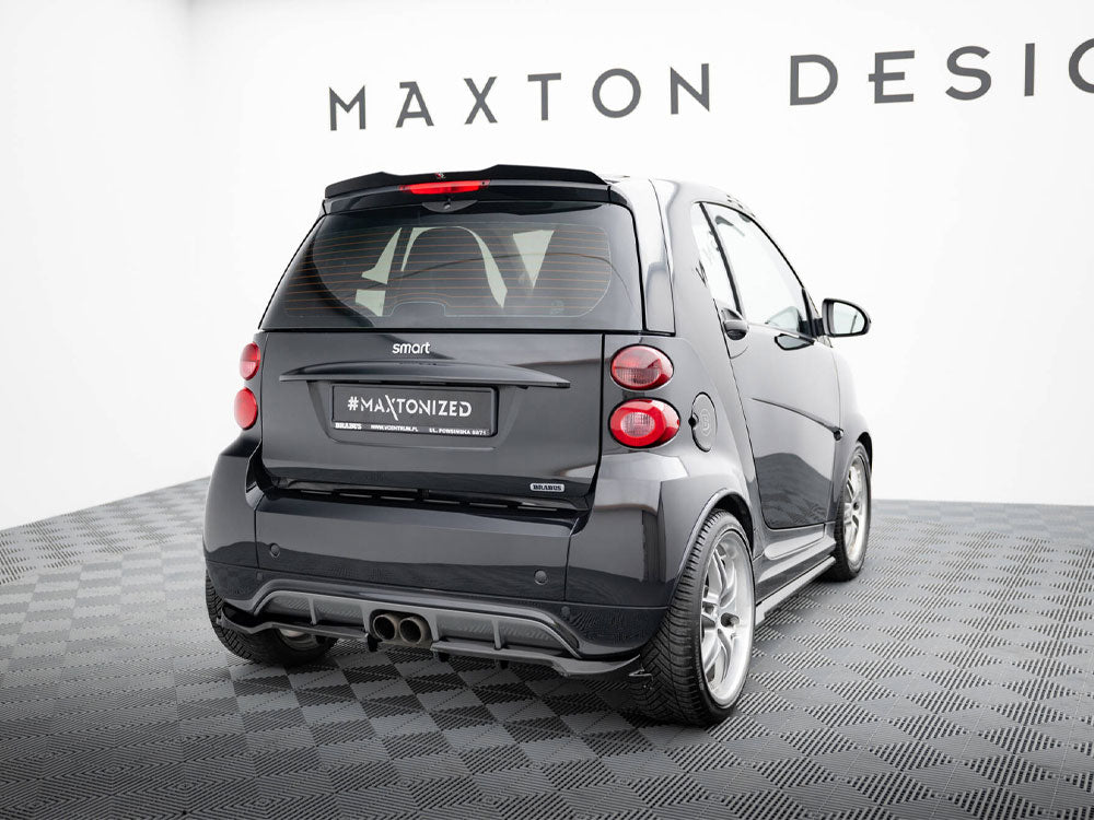 Maxton Design - Rear Splitter (Vertical Bars) Brabus Smart Fortwo C451 Facelift