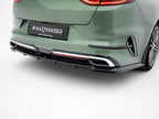 Maxton Design - Rear Splitter (Vertical Bars) Kia Proceed GT-Line Mk1 Facelift