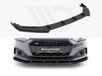 Maxton Design - Street PRO Front Splitter + Flaps Audi A5 F5 / B9 Facelift