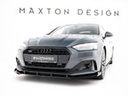 Maxton Design - Street PRO Front Splitter + Flaps Audi A5 F5 / B9 Facelift