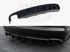 Maxton Design - Rear Valance Audi A4 B8 (Single side dual exhaust version)
