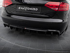 Maxton Design - Rear Valance Audi A4 B8 (Single side dual exhaust version)