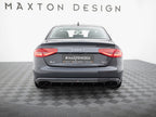 Maxton Design - Rear Valance Audi A4 B8 Facelift (Single side dual exhaust version)